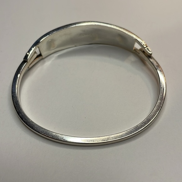 Mexico Abalone Inlay Bracelet - (L) - Picture 3 of 11